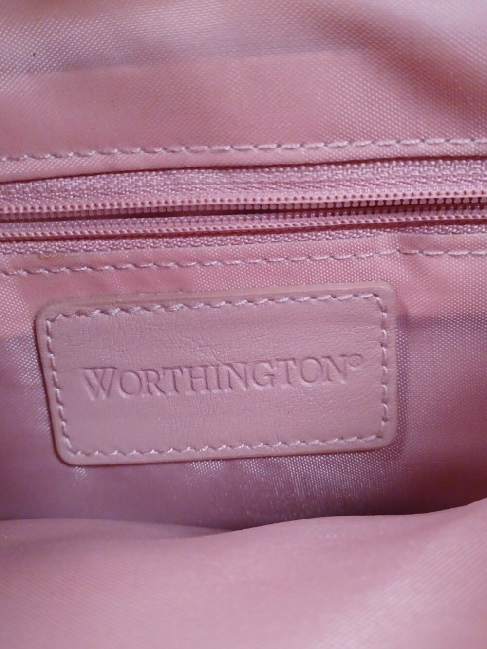 Worthington Women's Pink Single Strap Shoulder Handbag Purse - Picture 10 of 14